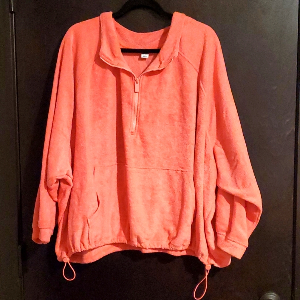 Old Navy Terry cloth quarter zip